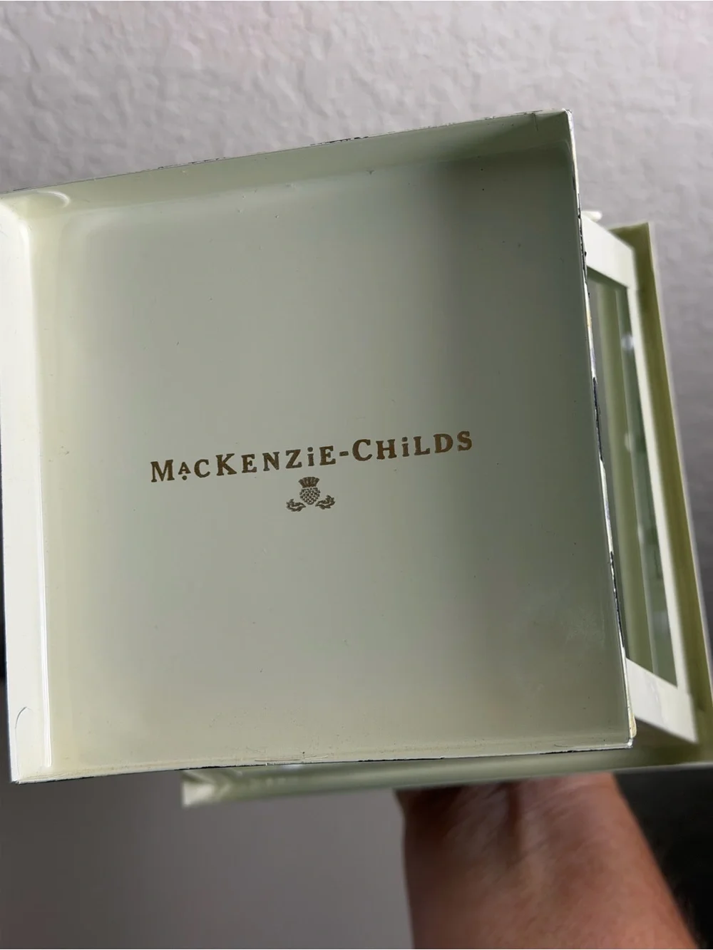 Mackenzie Childs Small Courtly Check Lantern Metal All Seasons Indoor Outdoor